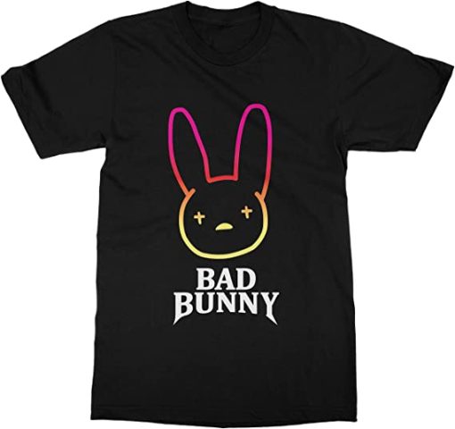 Bad Bunny colorful T-shirt