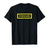 Gym Shark yellow lines T-shirt