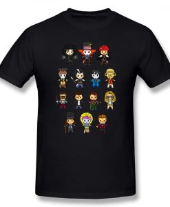 Johnny Depp Movie Characters T-shirt