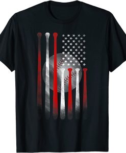 American Patriot Baseball Bat T-shirt
