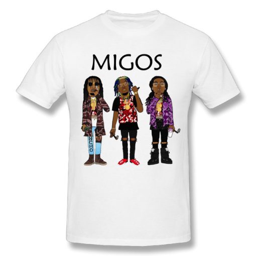 Migos Rapper Cartoon T-shirt