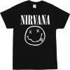 Nirvana Smiley Black T-shirt
