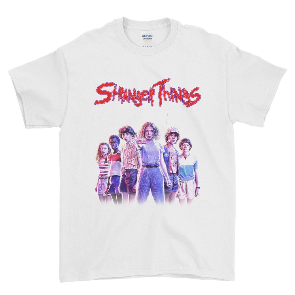 Stranger Things Characters T-shirt – www.hurtee.com