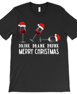 Merry Xmas Drinking T-shirt
