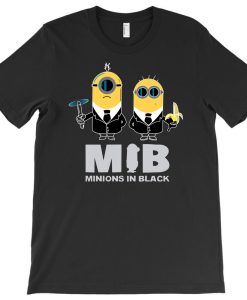 Minion In Black T-shirt