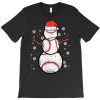 Snowman Baseball T-shirt