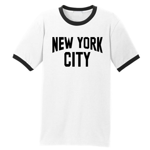 New York City John Lenon Ringer T Shirt