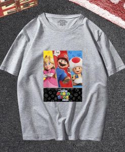 The Super Mario Bros Movie Mushroom Kingdom Trio Panels T-Shirt